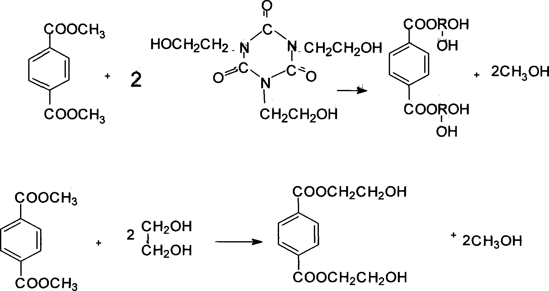 Method for manufacturing polyesterimide enamelled wire paint