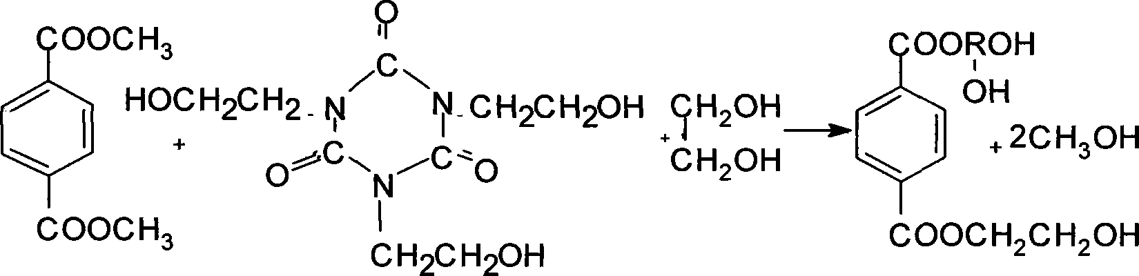 Method for manufacturing polyesterimide enamelled wire paint