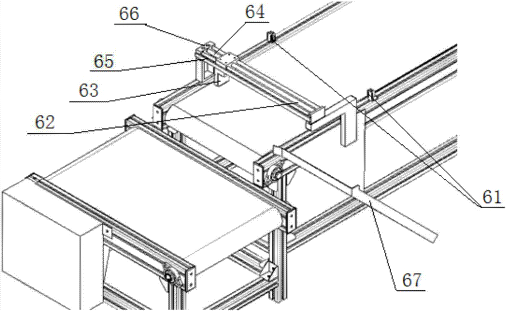 Agricultural material product two-dimensional code automatic scanning in-storage device