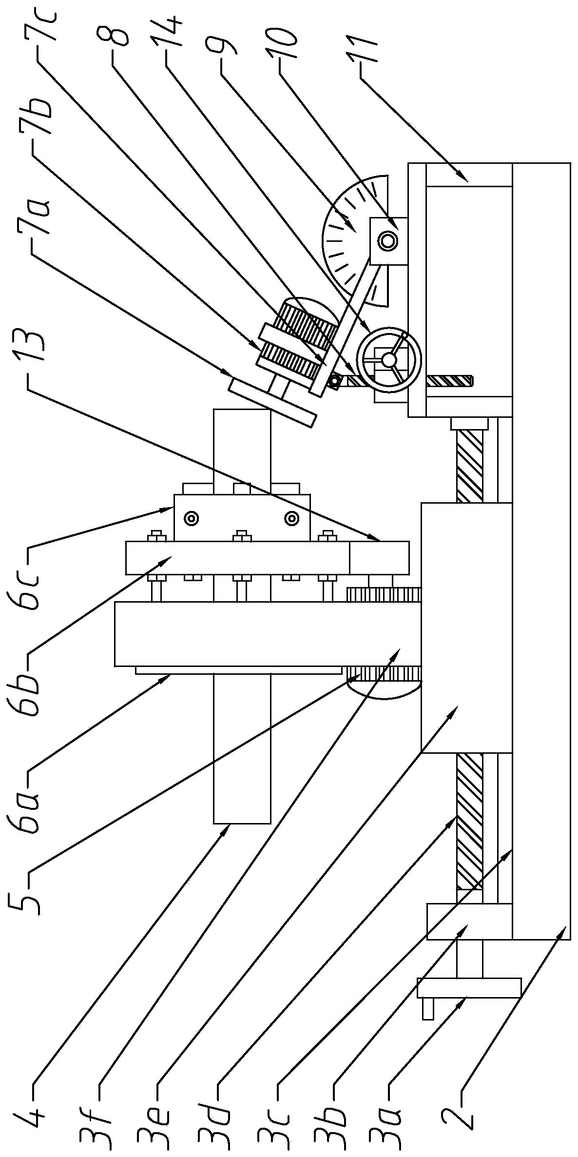 Welding pipe groove grinding device