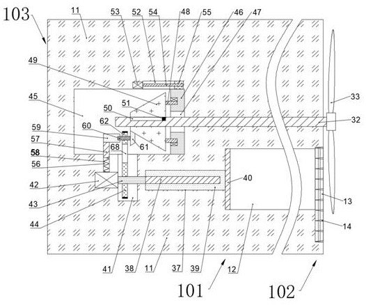 Meat cutting machine capable of flexibly adjusting sizes of meat blocks