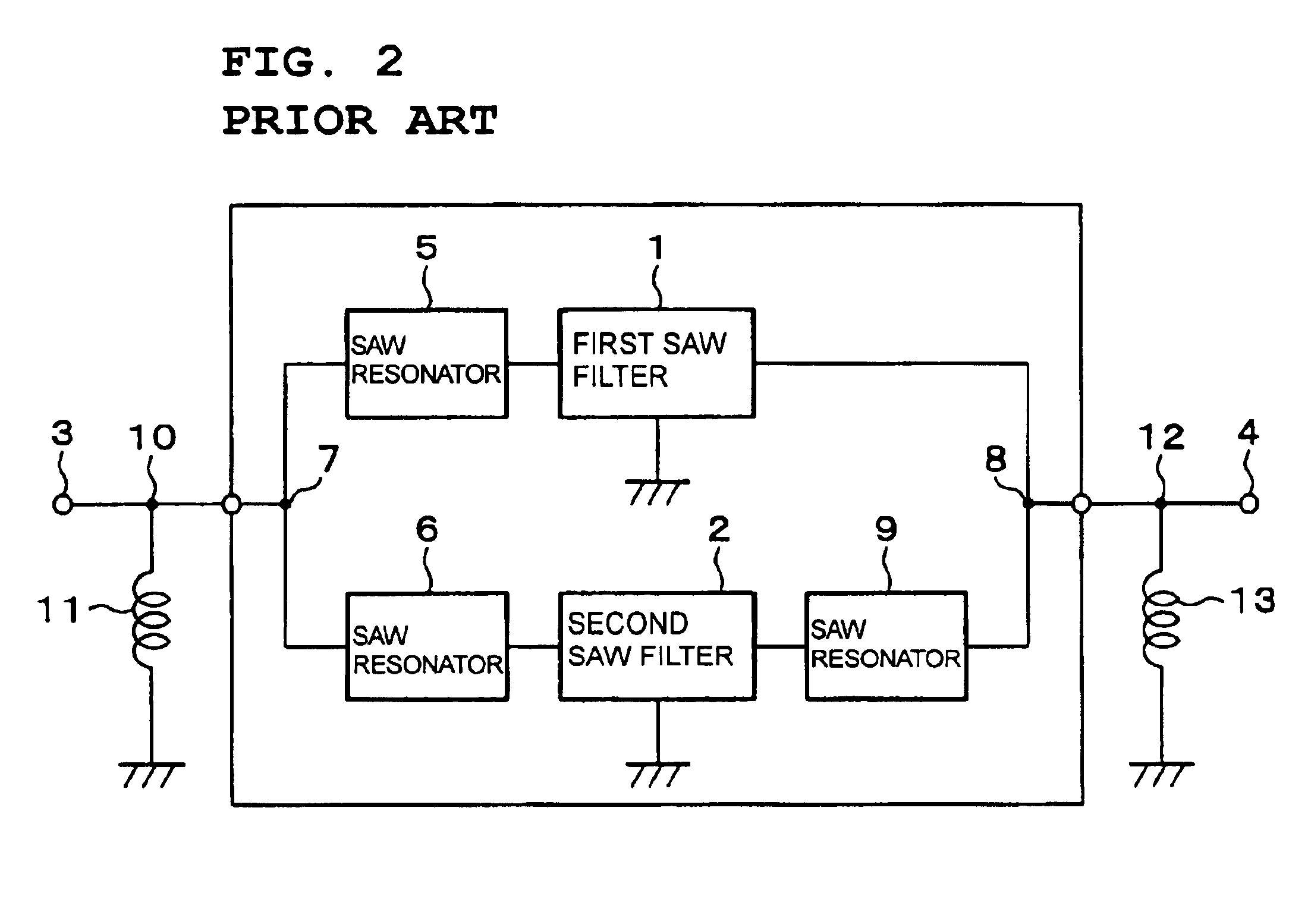 Surface acoustic wave device and communication apparatus