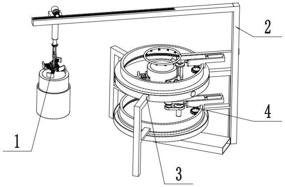 A metal casting derusting recovery device