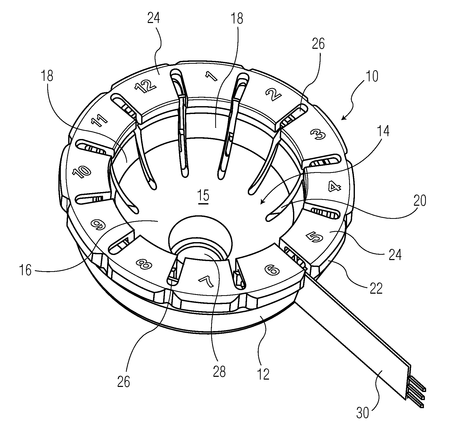 Acetabular cup positioning device