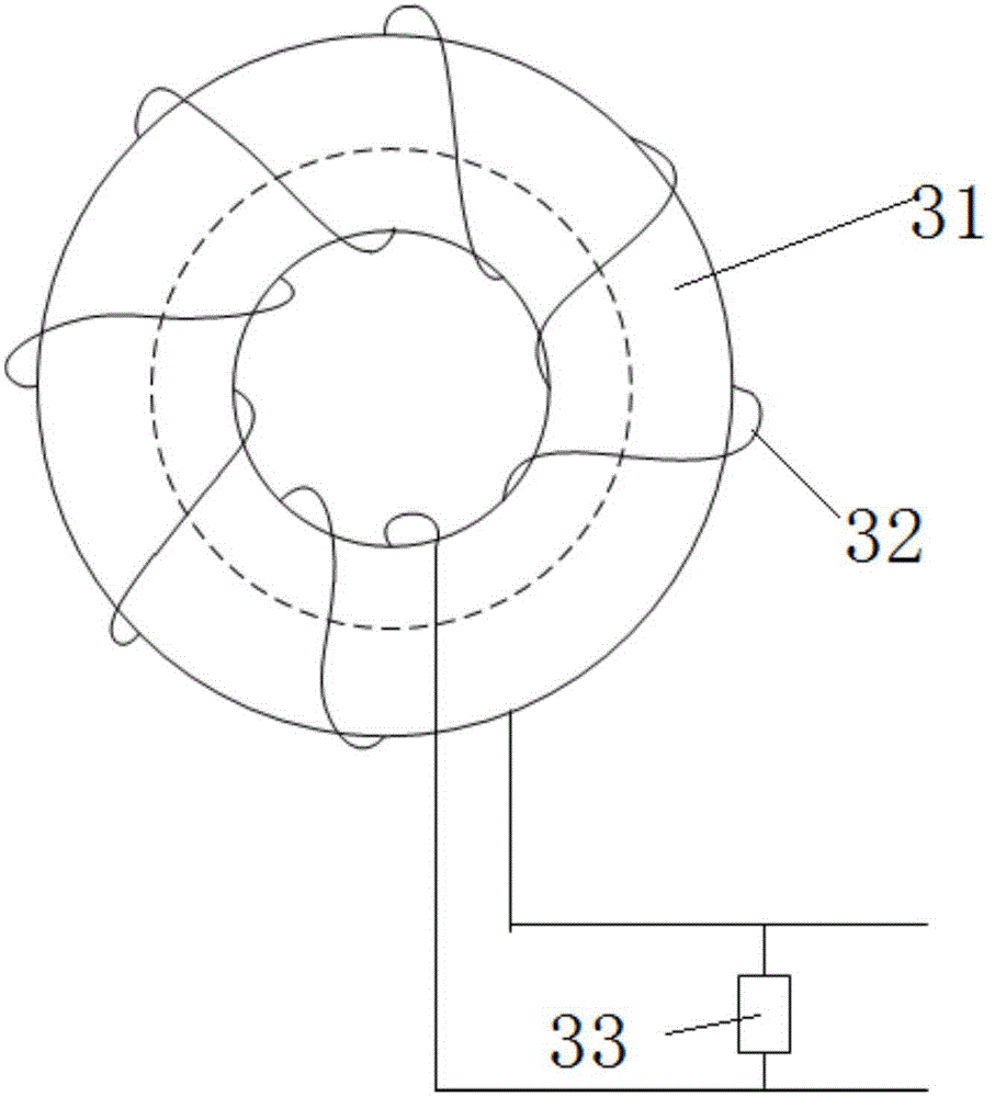 Online fault monitoring device for cable connector in 10-35kV power distribution network and method for evaluating system state