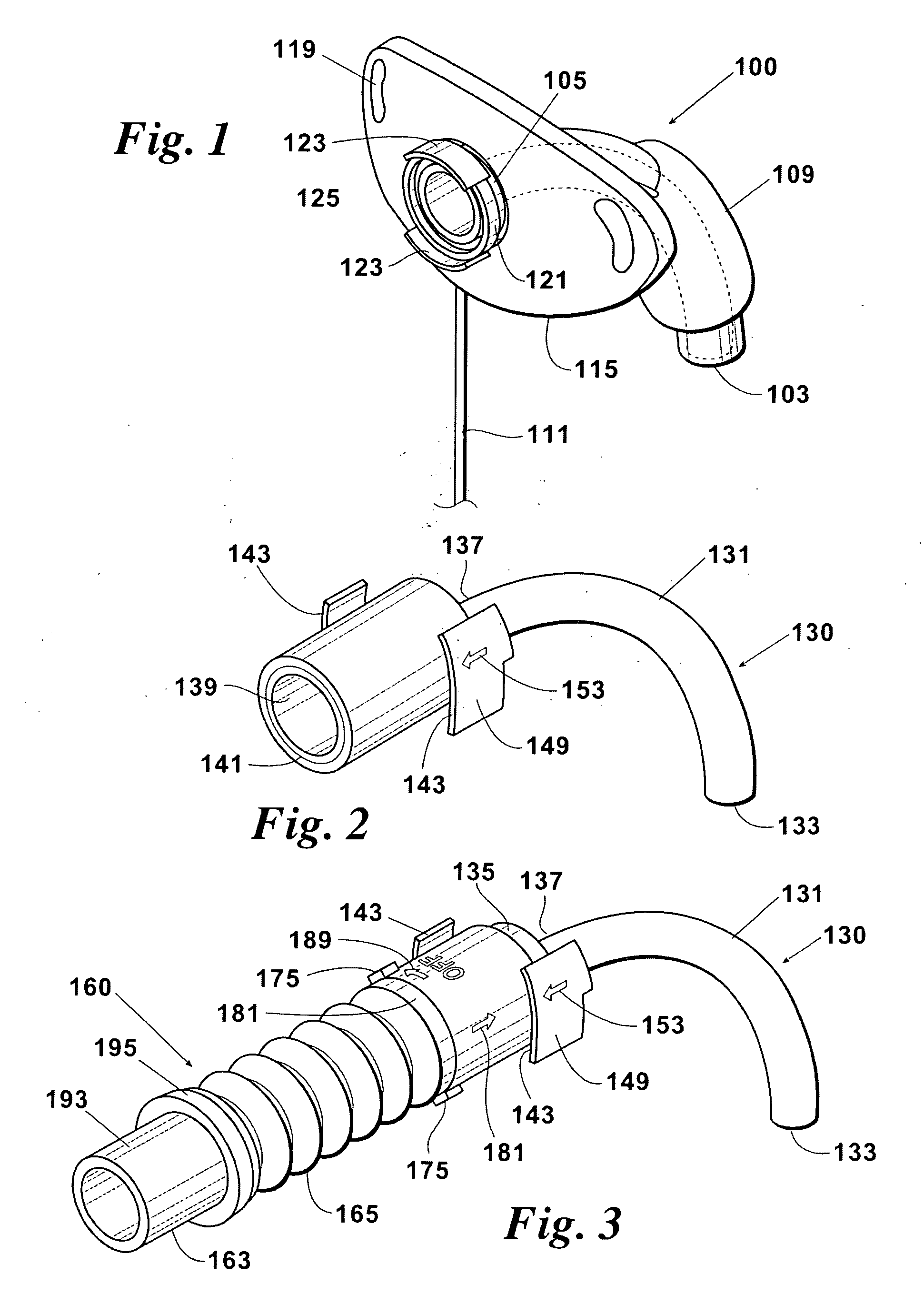 Ventilator to tracheotomy tube coupling