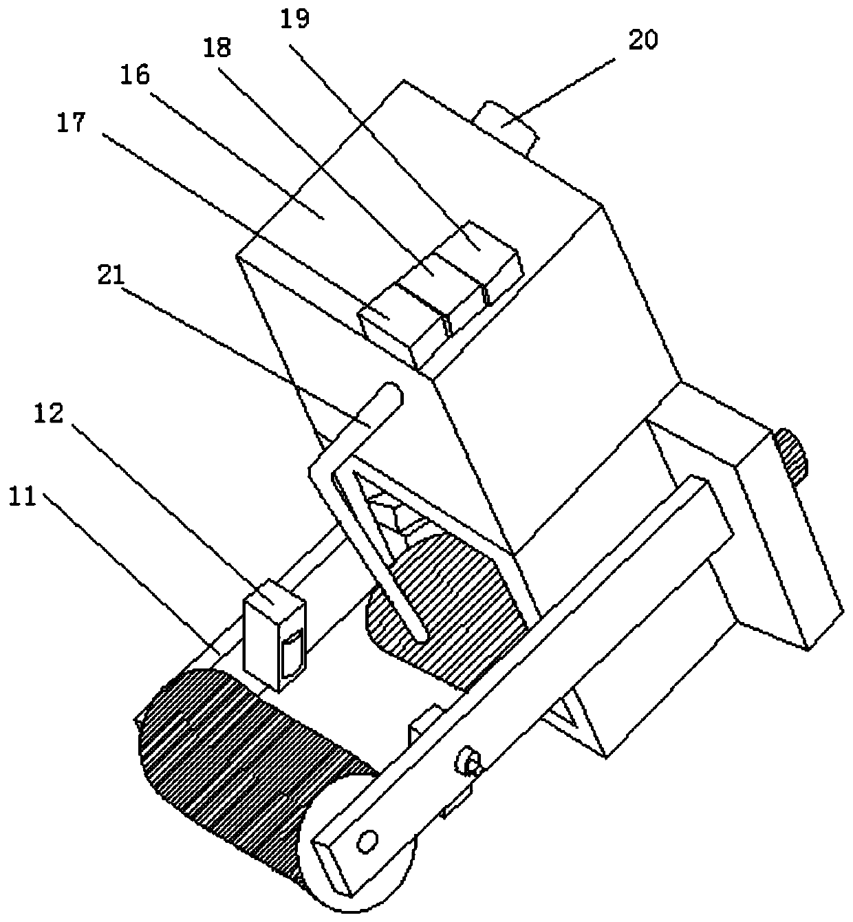 Lubricating device for crane maintenance