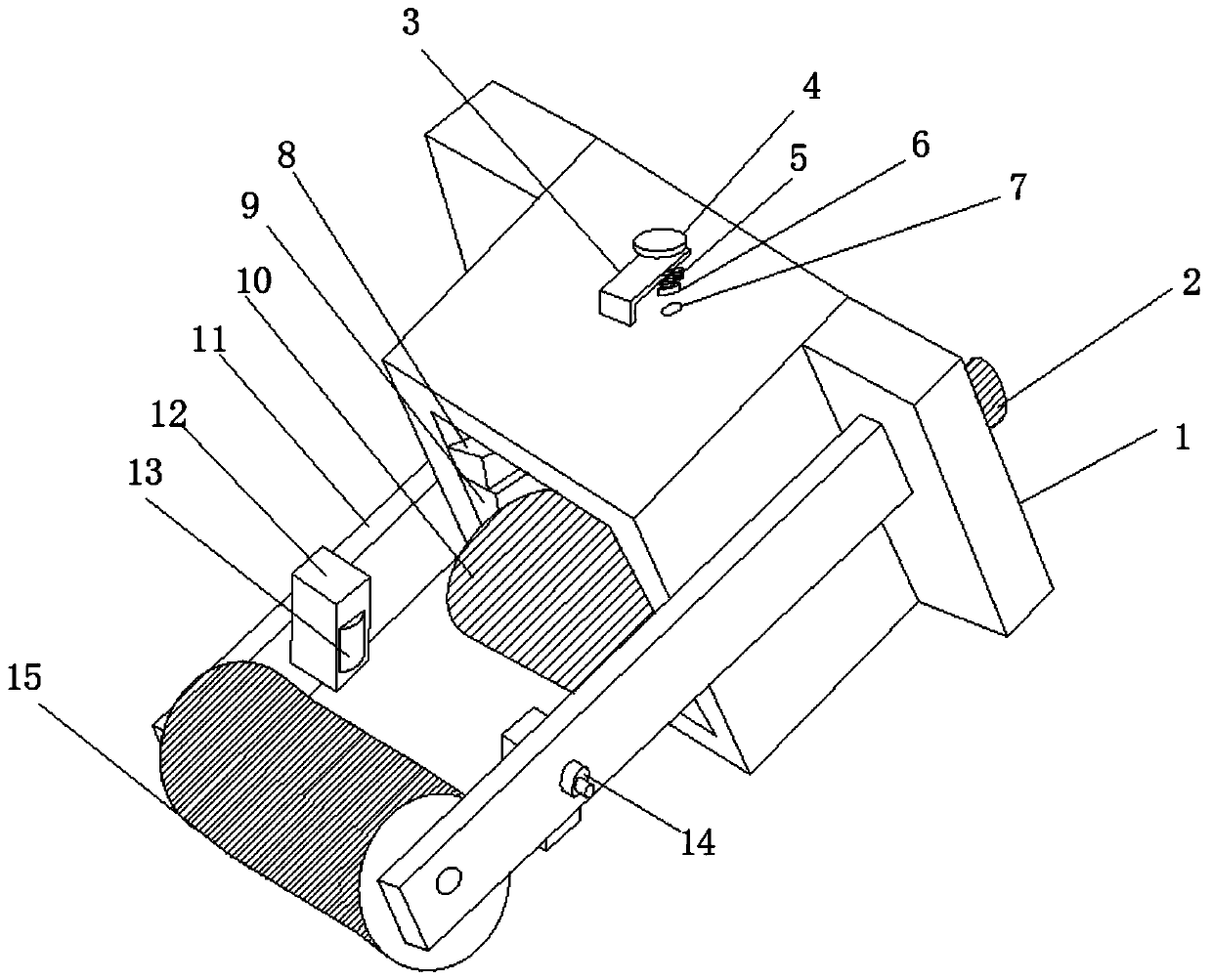 Lubricating device for crane maintenance