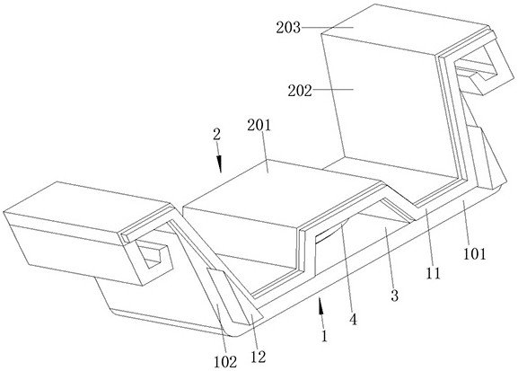 A sealing profile for construction engineering decoration