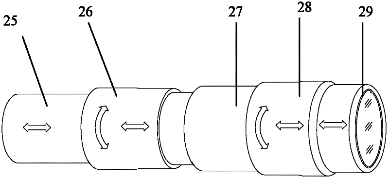 Gear-driven automatic precision focusing mechanism of beam expander