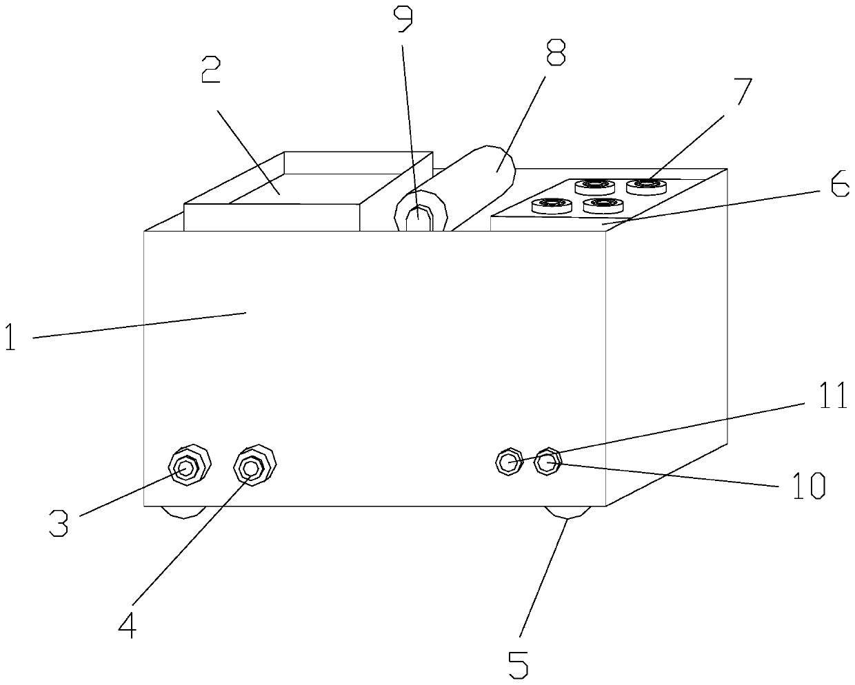 A new type of multifunctional wall top automatic painting device