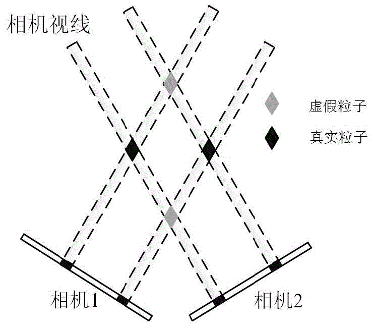 Gray enhanced chromatography PIV reconstruction method, device and equipment