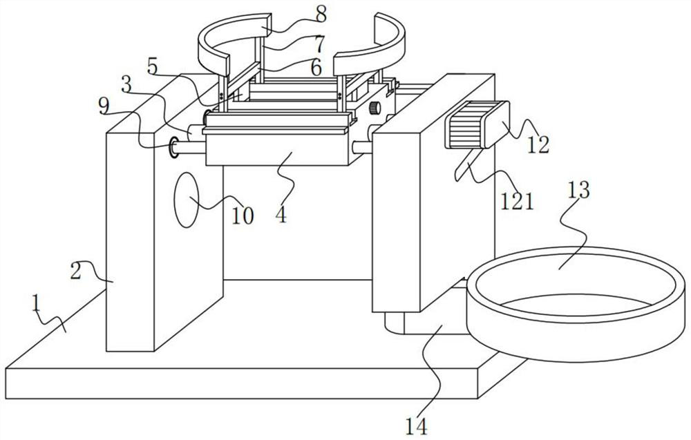 An automatic stripping mechanism for automobile welding product parts