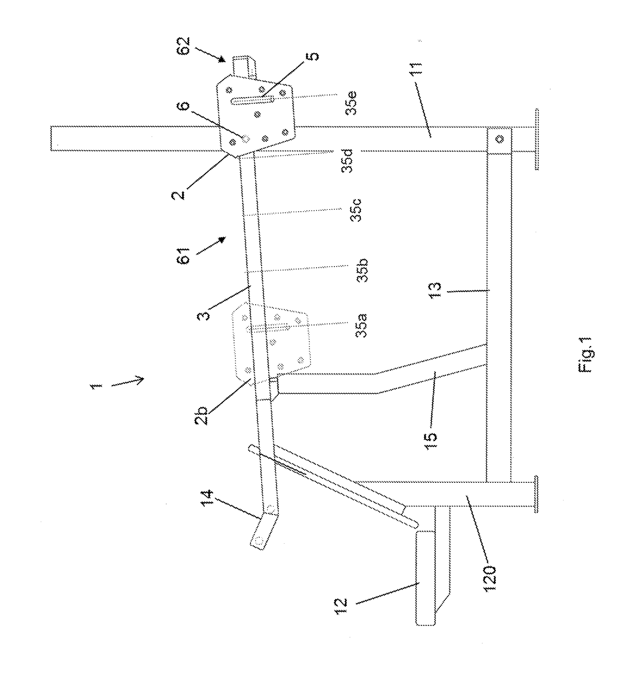 Arrangement and method for adjusting load in training equipment