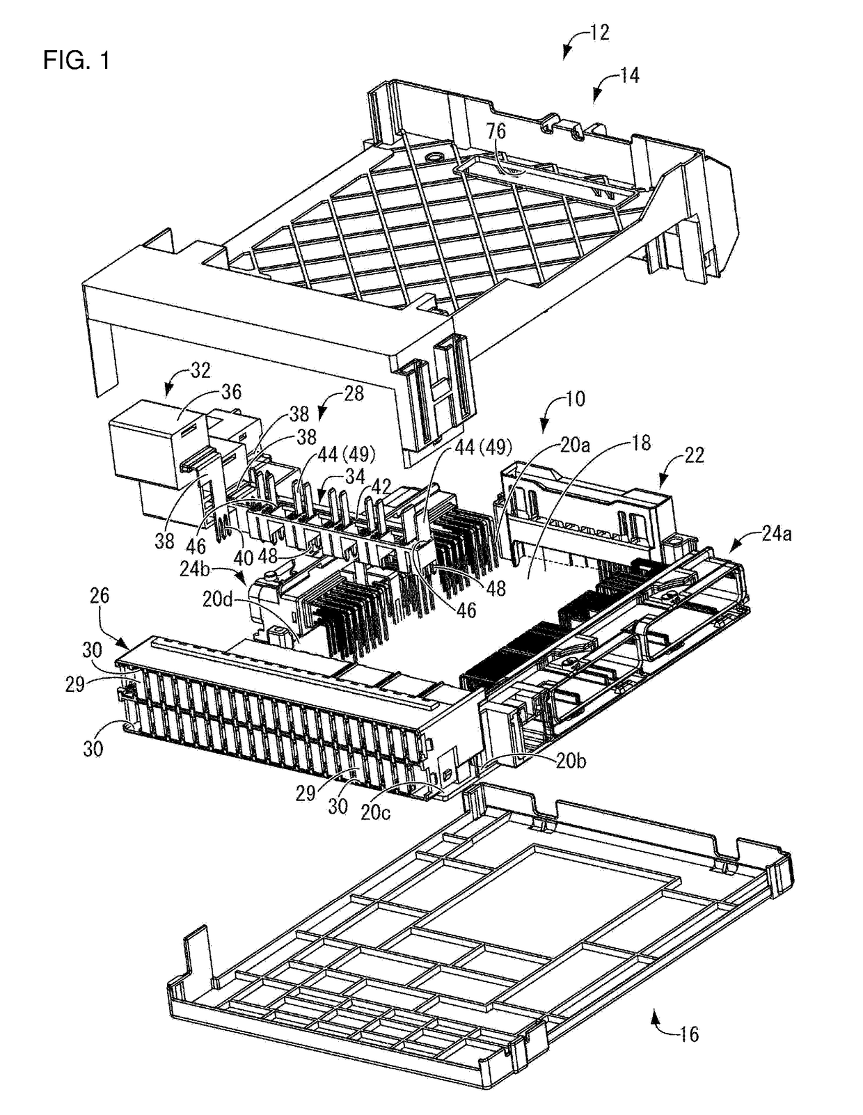 Circuit structure using printed-circuit board