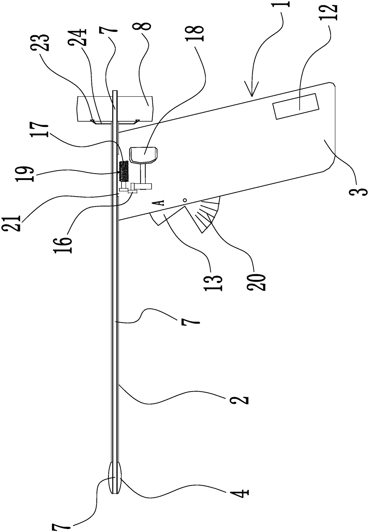 Uterus expanding gun