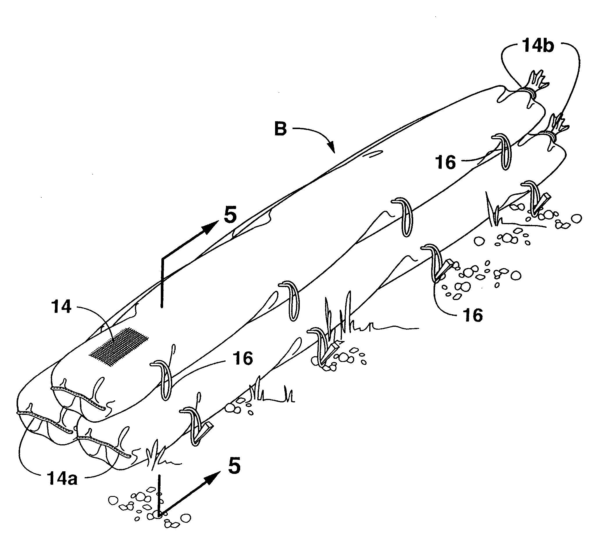 Water filtration and erosion control system and method