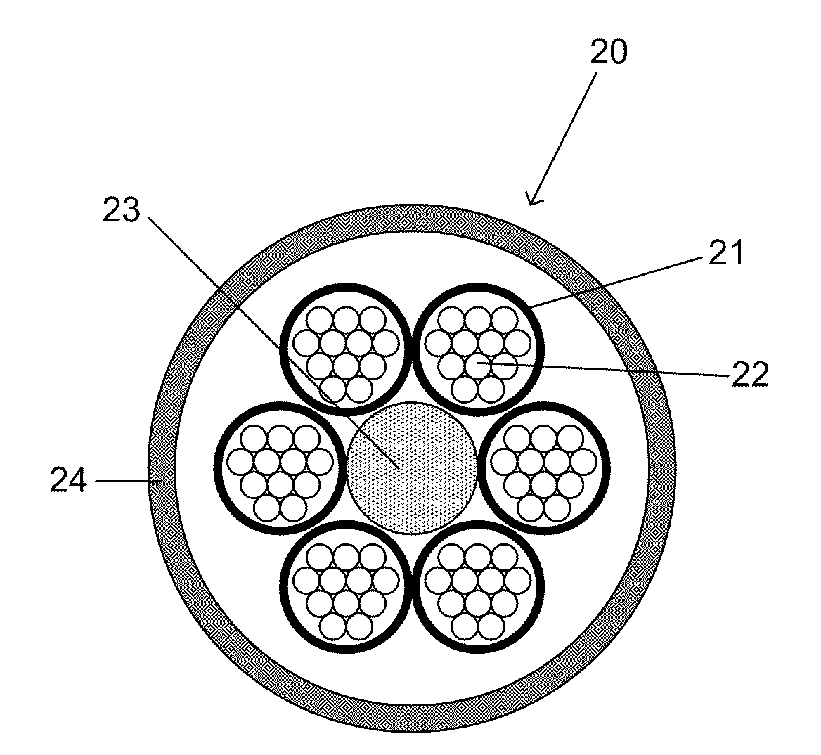 Reduced-diameter, easy-access loose tube cable