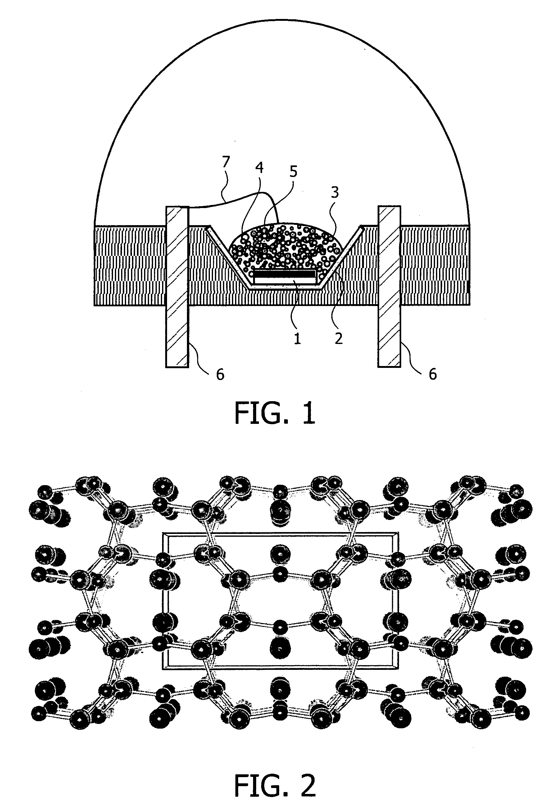 Illumination system comprising a radiation source and a fluorescent material