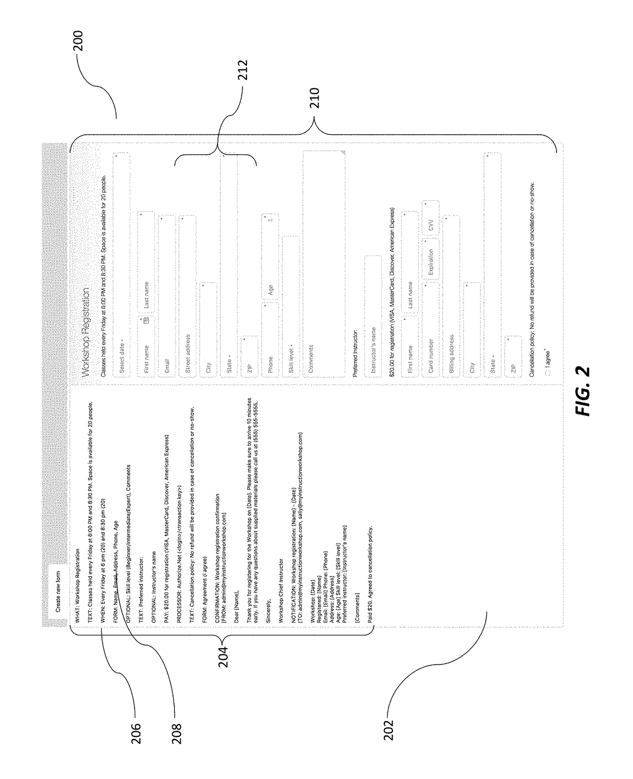 Automated electronic form generation