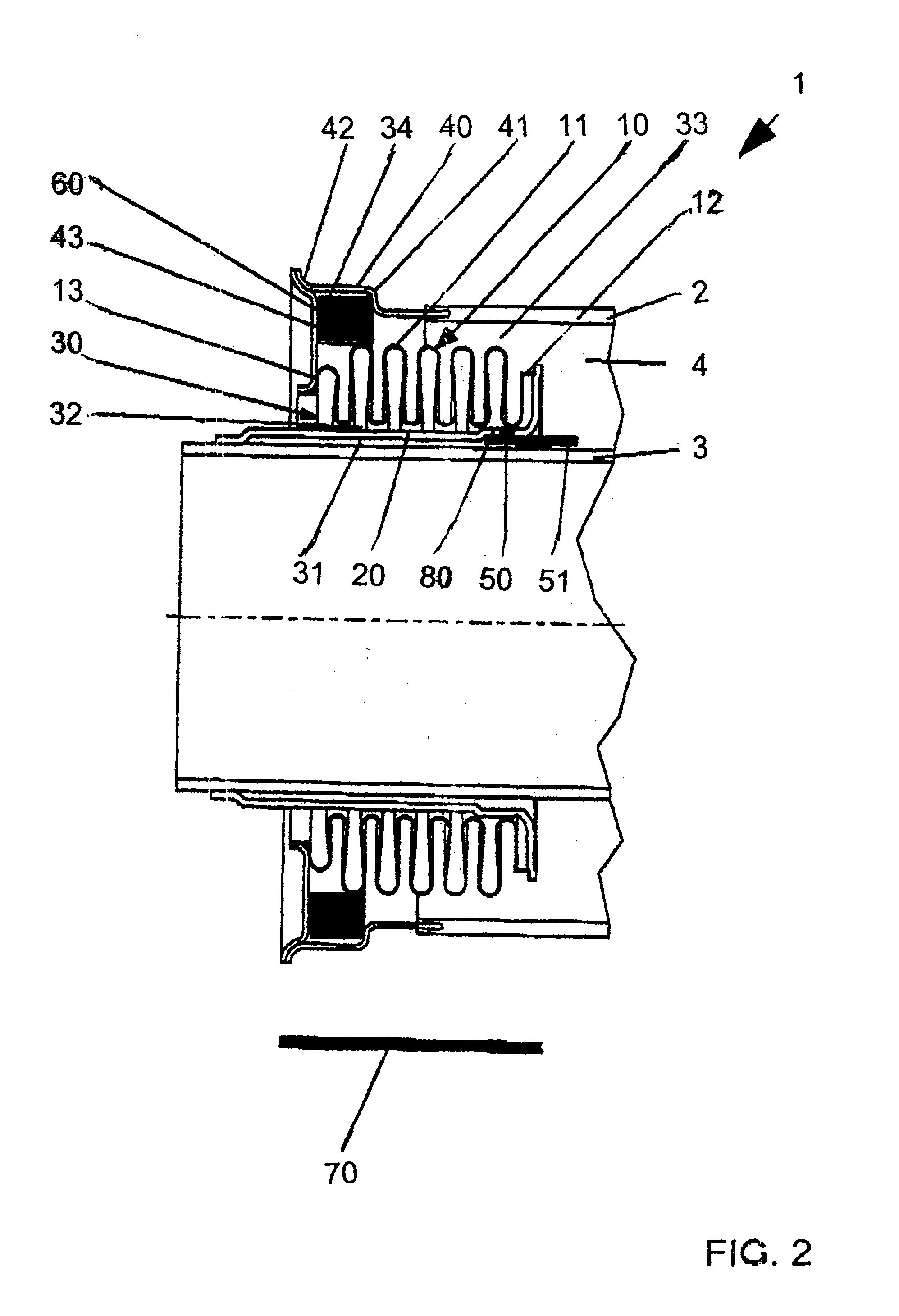 Tubular radiation absorbing device for solar heating applications