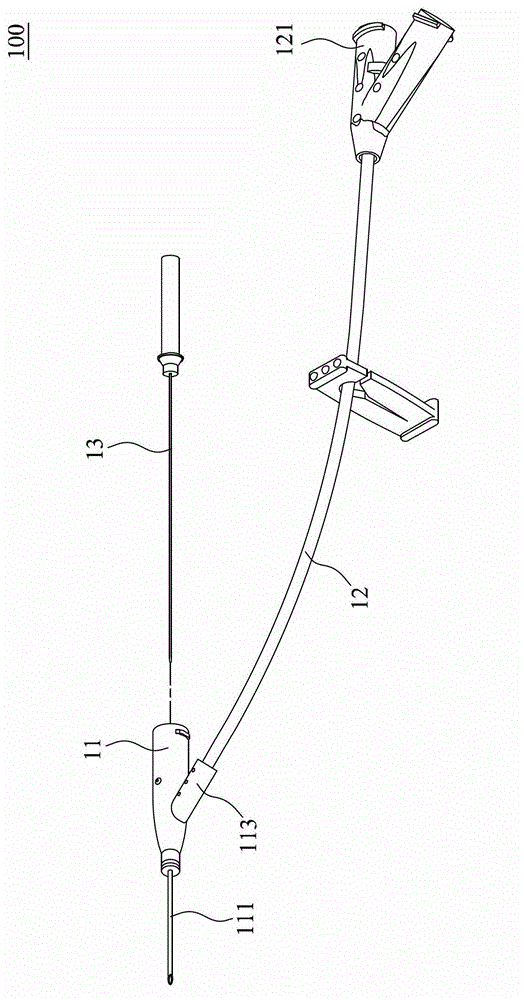 Safe venous indwelling needle