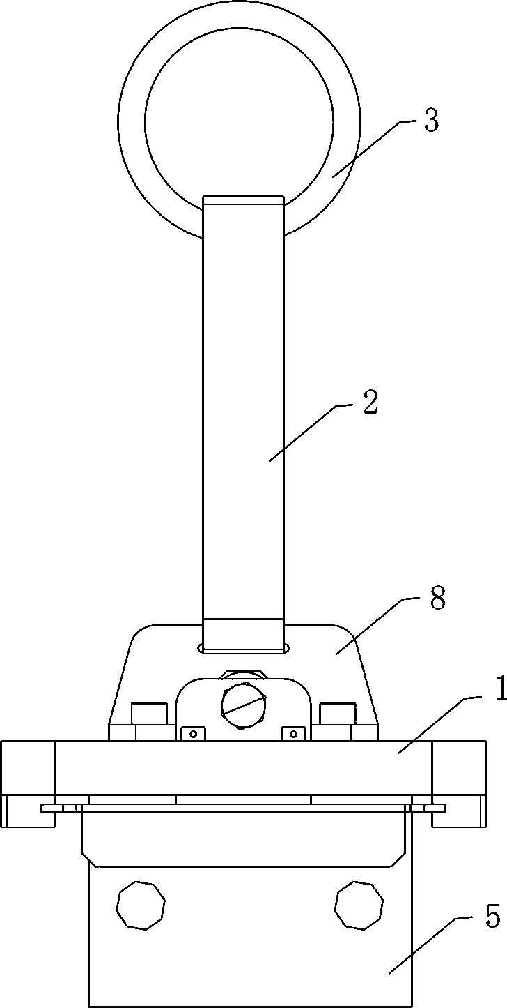 Hoisting tool applied to bridge accessories and using method thereof