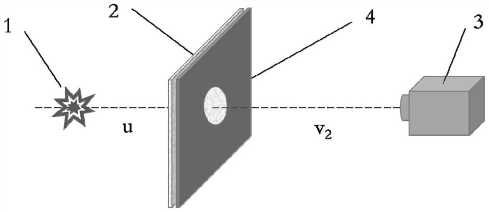 Scattering-medium-through non-invasive optical imaging and positioning device and method