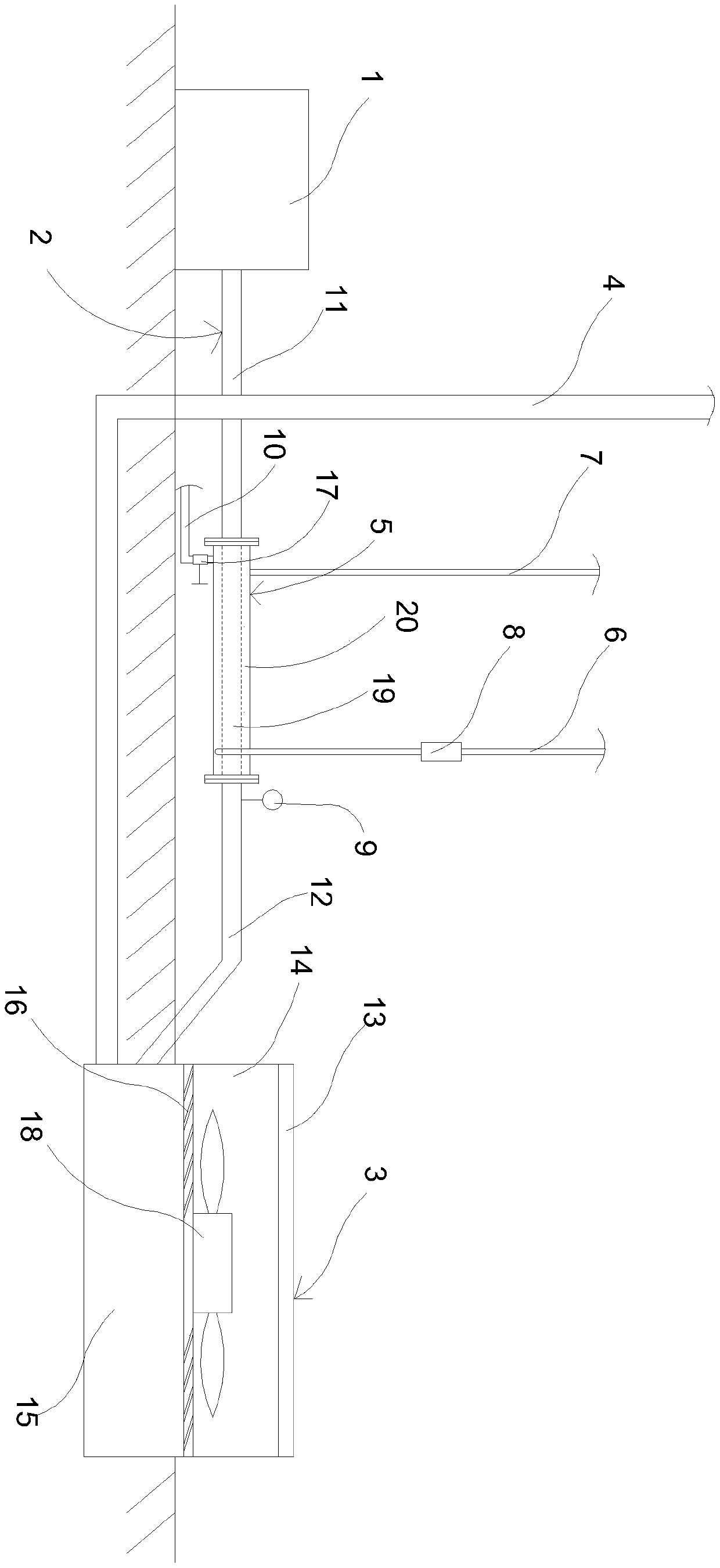 Film raw material feeding device