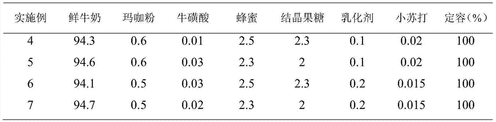 Maca milk and preparation method thereof