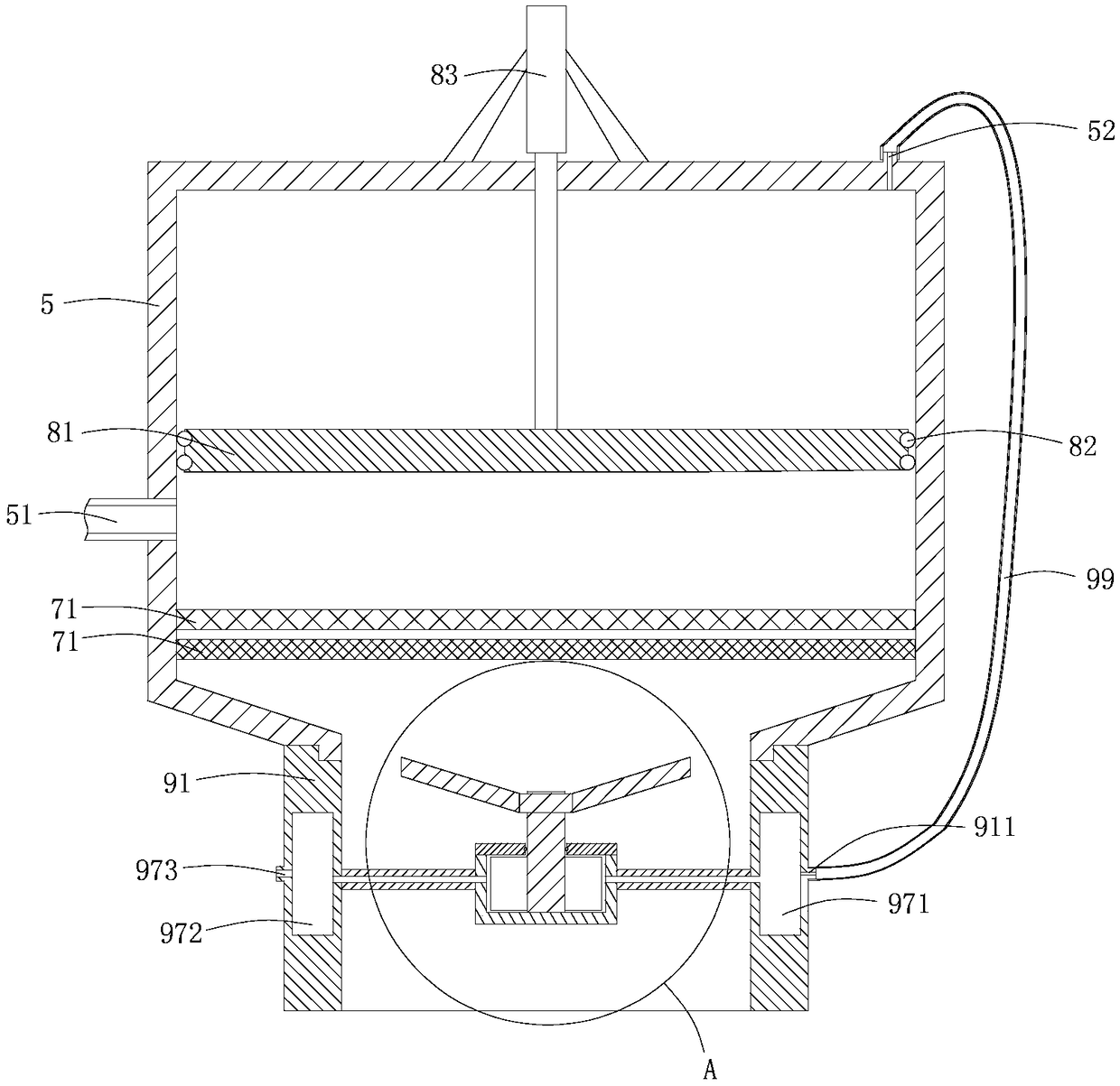 An injection molding processing device for an electric machine permanent magnet