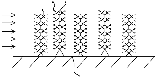 Movable permeable spur dam structure and construction method for protecting coastal erosion