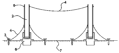 Movable permeable spur dam structure and construction method for protecting coastal erosion