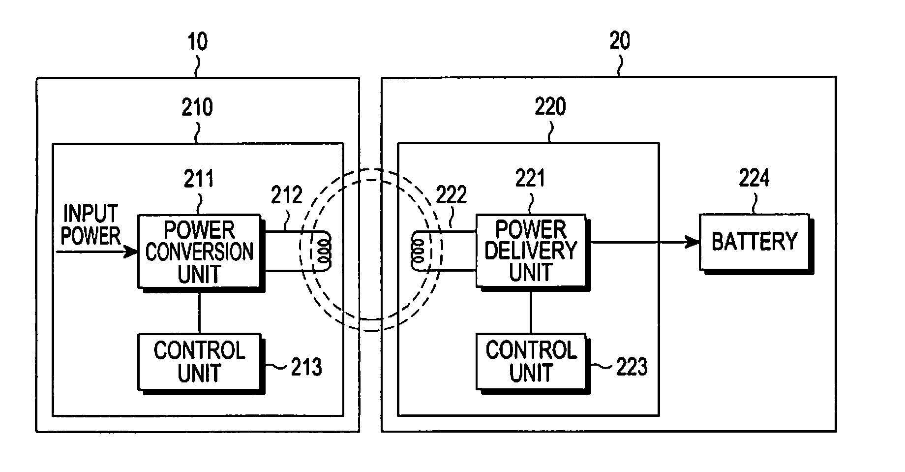 Wireless power charging method and apparatus for electronic device