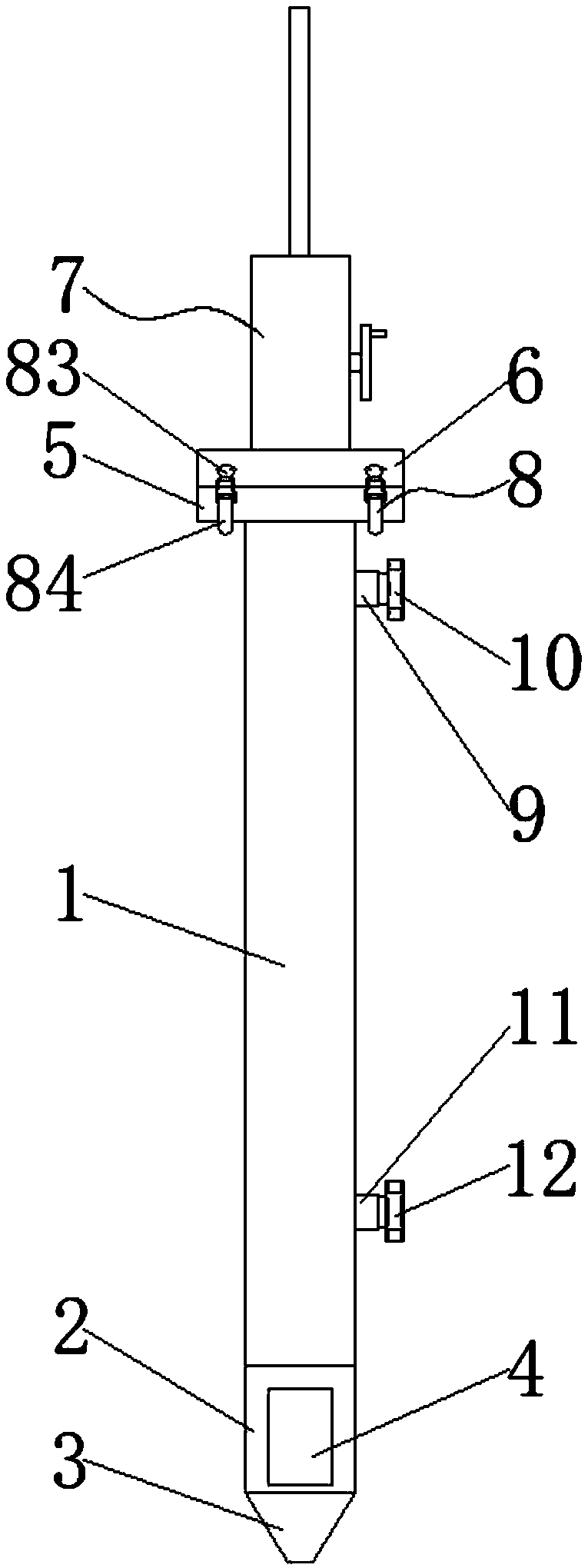 Pond bottom mud collector