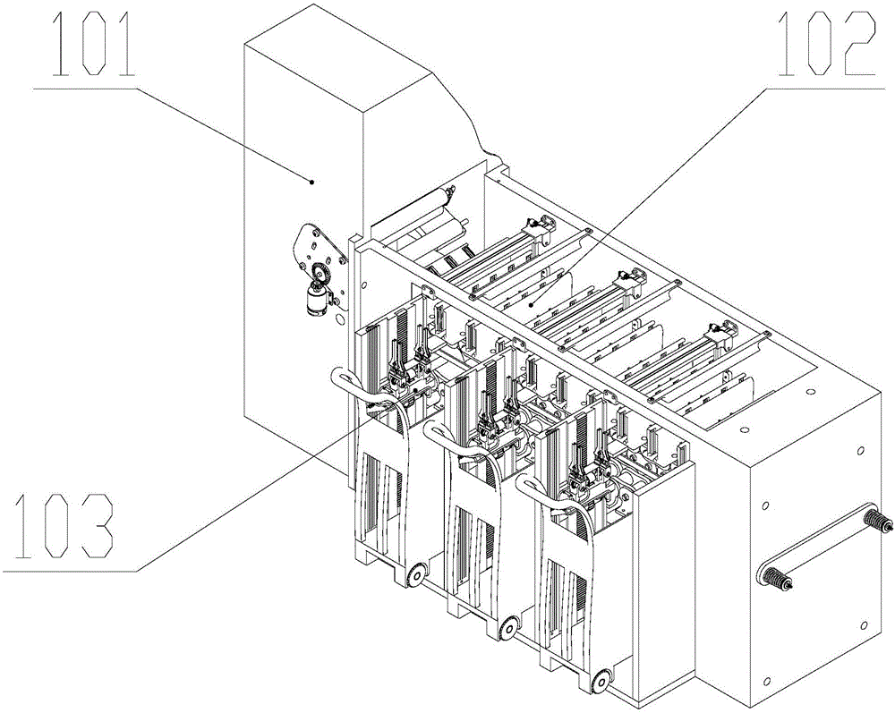 Integrated book borrowing and restoring sorting machine and operating method thereof