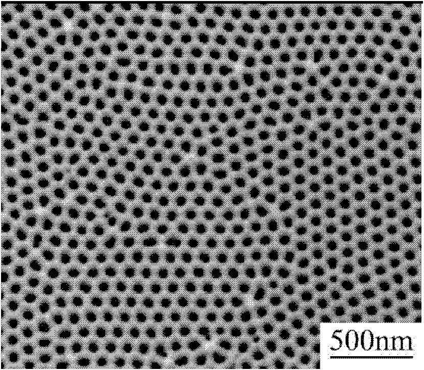 Method for preparing silver nanowire array in ordered porous alumina template