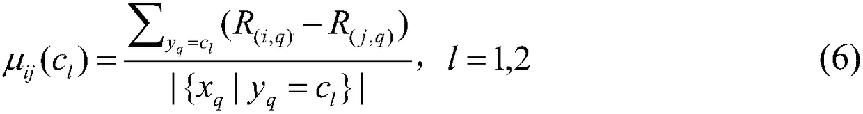 Marker screening method based on single variable and pair variables