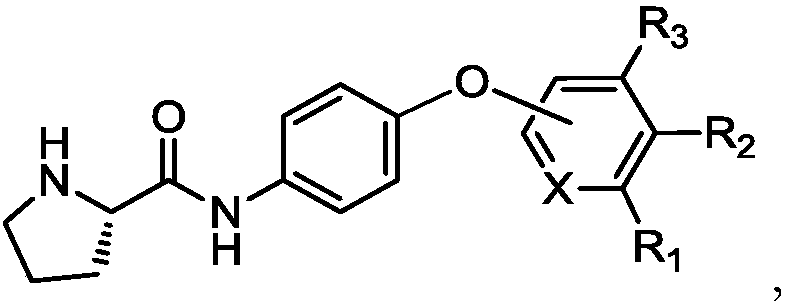 Diaryl ether compound, preparation method and application thereof