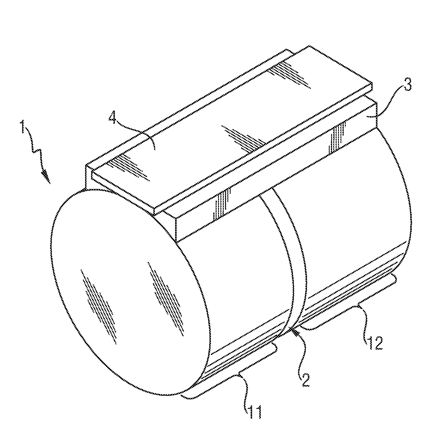 Method for simultaneously cutting a compound rod of semiconductor material into a multiplicity of wafers