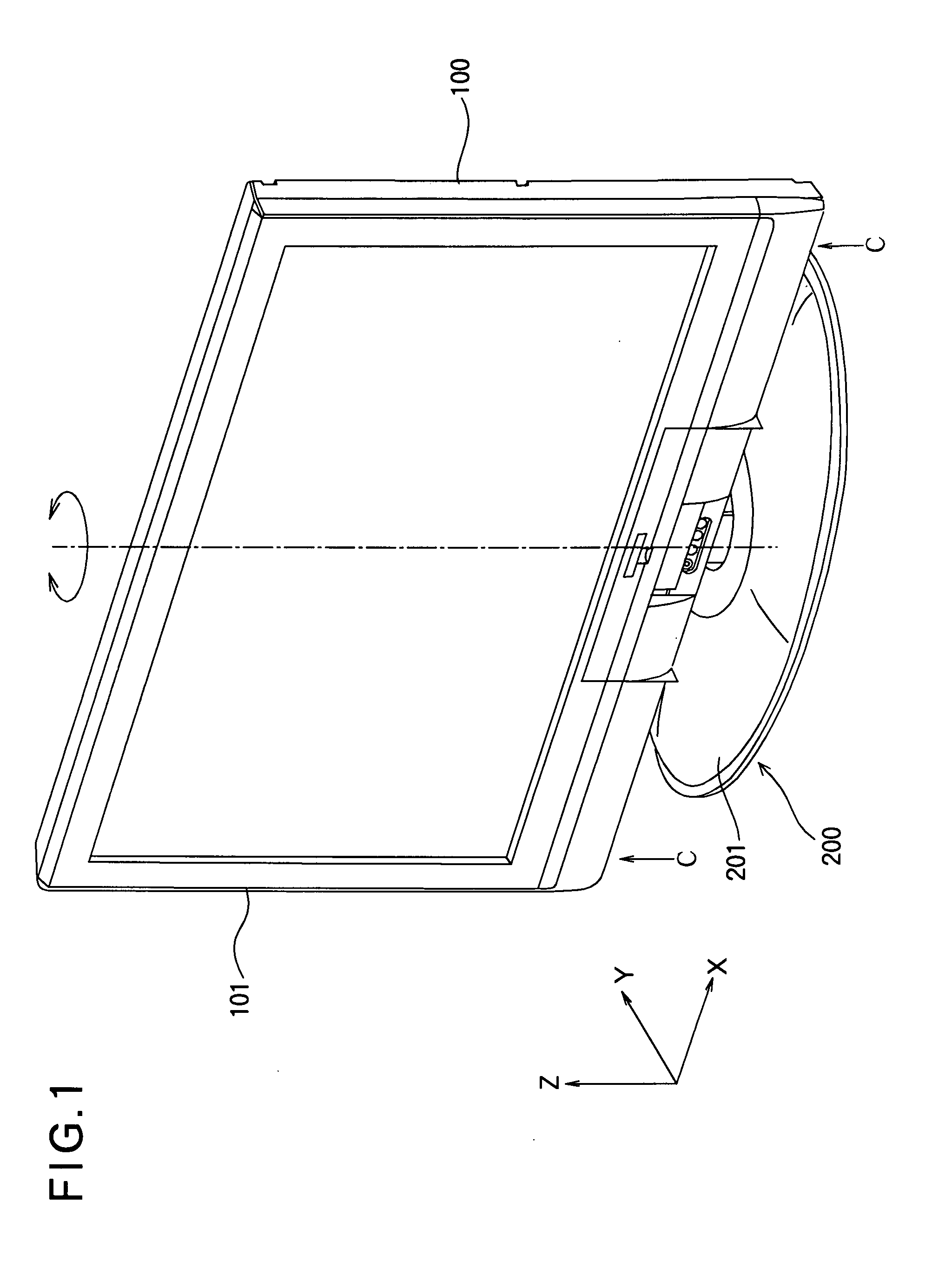 Turntable and display apparatus