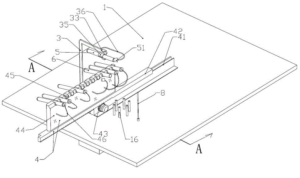 Test-tube stand for batch inoculation in laboratory