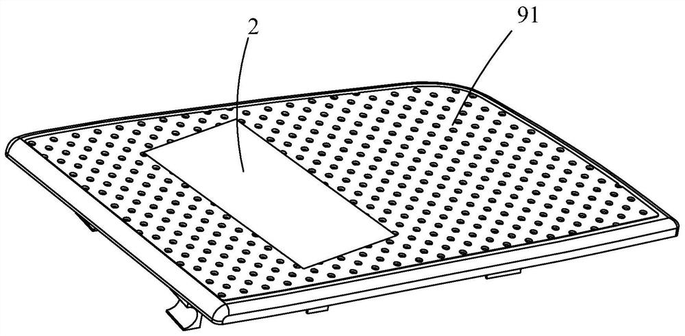 Hidden head-up display convenient to install and apply and automobile