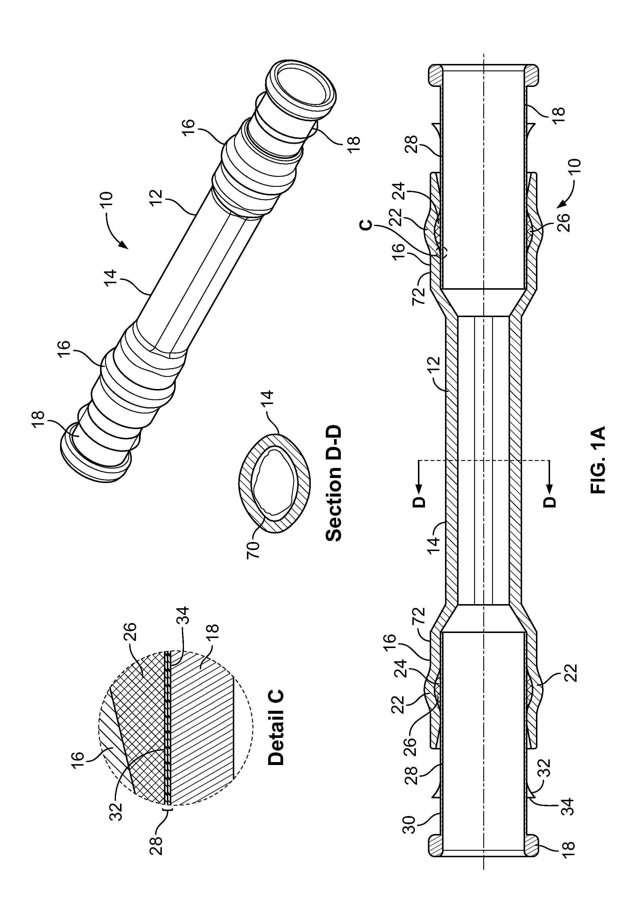 Cold shrinkable secondary splice