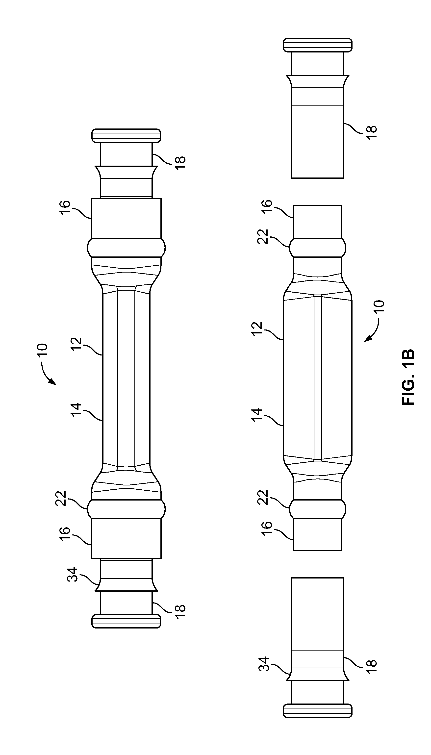 Cold shrinkable secondary splice