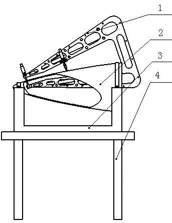 Device and method for manually measuring normal thickness of large cavity deep radome