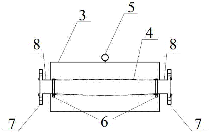 Novel air bag type water hammer protection device used in water supply pipeline