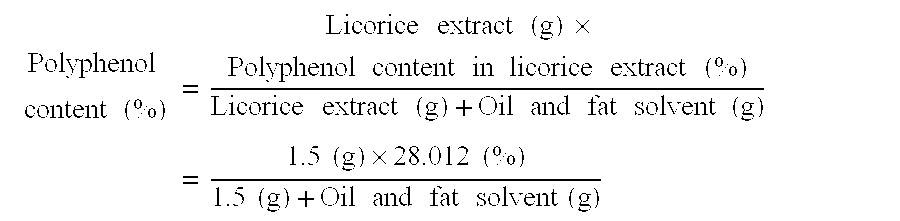 Process for producing fat composition containing hydrophobic components of glycyrrhiza