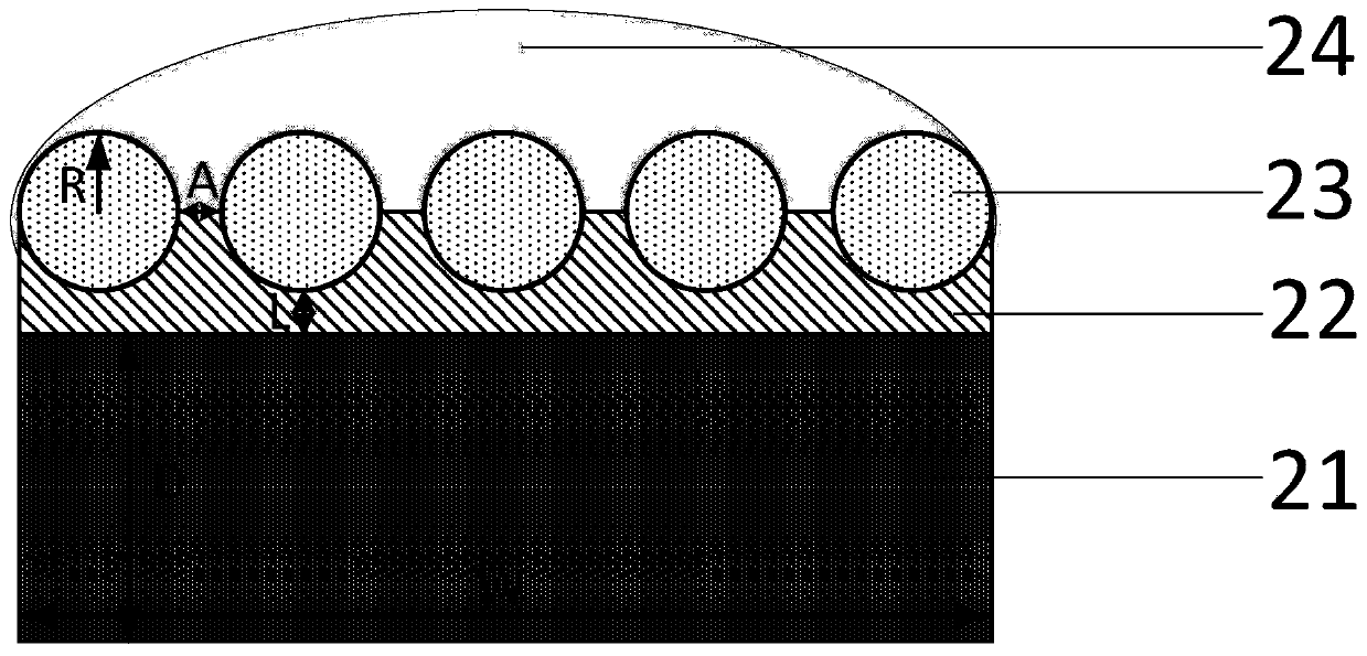 A kind of led packaging structure