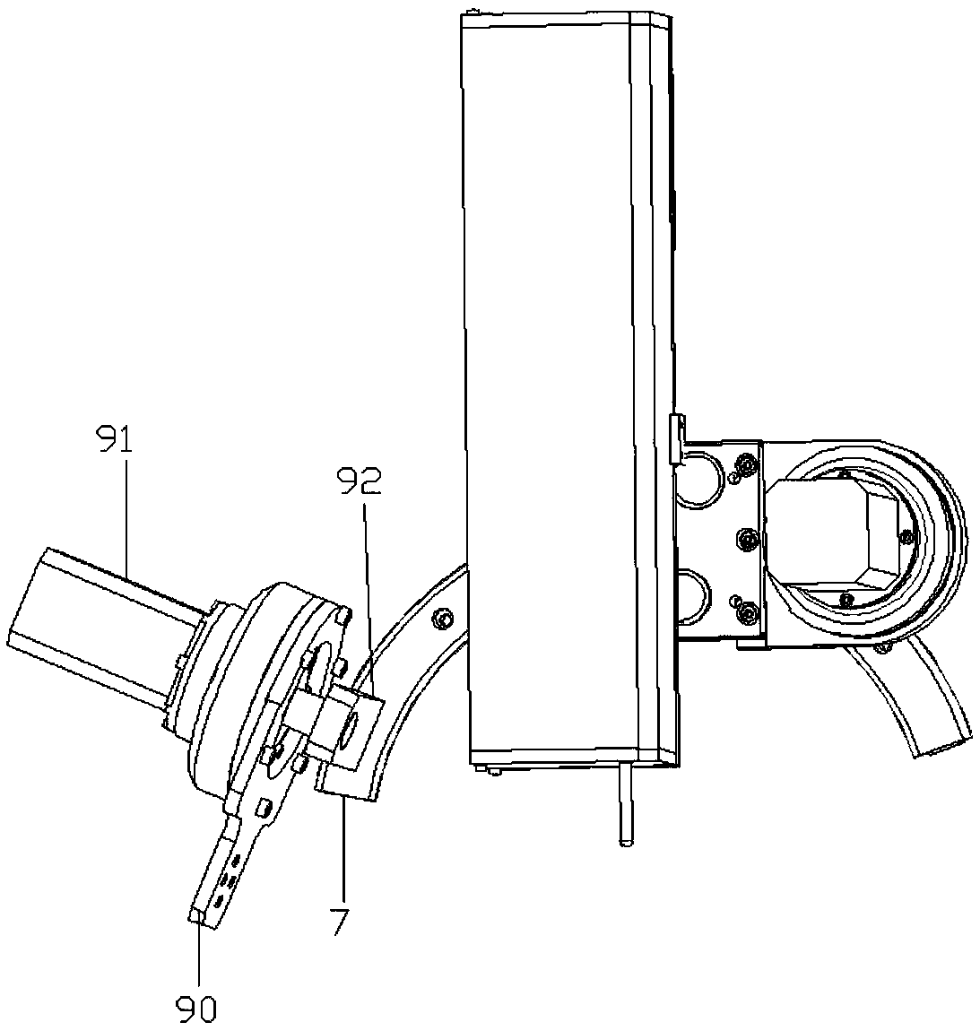 Arc-shaped rail RCM needle insertion device for minimally invasive surgical puncture robot